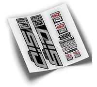 REF:VP352 Autocollants compatibles avec fourche Rock-Shox SID SELECT+ 2021-2023 MTB, autocollants, autocollants, vinyles pour vélos de montagne. (ARGENT)