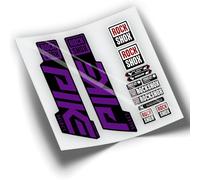 REF:VP388 Autocollants compatibles avec fourche Rock-Shox PIKE SELECT 2019-2022 VTT, autocollants, autocollants, vinyles pour vélos de montagne. (VIOLET)