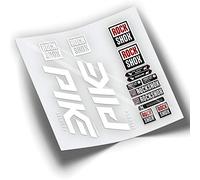 REF:VP391 Autocollants compatibles avec fourche Rock-Shox PIKE SELECT + 2019-2022 MTB, autocollants, autocollants, vinyles pour vélos de montagne (BLANC)