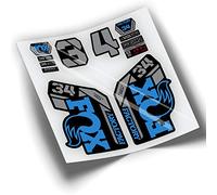 REF:VP410 Autocollants compatibles avec fourche FOX 34 2020,2021 KASHIMA BICOLOR VTT, autocollants, autocollants, vinyles pour vélos de montagne (ZUL 517)