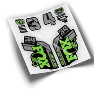 REF:VP412 Autocollants compatibles avec fourche FOX 34 STEP CAST KASHIMA 2020,2021 BICOLOR MTB, stickers, autocollants, vinyles pour vélos de montagne (VERT 531)
