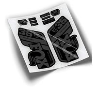 REF:VP431 Autocollants compatibles avec fourche FOX 36 2021-2025 PERFORMANCE MTB, autocollants, autocollants, vinyles pour vélos de montagne (GRIS 073)