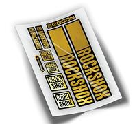 REF:VP442 Autocollants compatibles avec la fourche Rock-Shox RECON 2021-2025 VTT, stickers, adhésifs, vinyles pour vélos de montagne. (OR BRONZÉ)