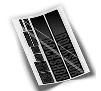 REF:VP444 Autocollants compatibles pour fourche Rock-Shox 35 2021,2022 MTB, autocollants, autocollants, vinyles pour vélos de montagne (GRIS 073)