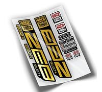 REF:VP445 Autocollants compatibles avec fourche Rock-Shox ZEB SELECT PLUS 2021,2025 VTT, autocollants, autocollants, vinyles pour vélos de montagne (ROMÉ OR)