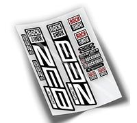 REF:VP446 Autocollants compatibles pour fourche Rock-Shox ZEB ULTIMATE 2021,2025 MTB, autocollants, autocollants, vinyles pour vélos de montagne. (BLANC)