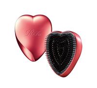 ReFa HEART BRUSH Brosse démêlante en forme de cœur pour cheveux épais, brosse de voyage anti-nœuds pour femme, rouge brillant