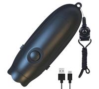Referee Whistle, 3 Tone Survival Whistle, Rechargeable Adjustable Gear, Loud Electric Alert Device for Soccer, Football, Basketball, Outdoor Camping, Hiking, School Sports, Coaching