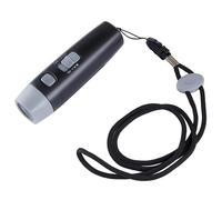 Referee Whistle - Sifflet électronique de batterie, sifflet bruyant à tretons | Sifflet de survie à cordon portable Volume réglable pour sports de plein air Camping Randonnée Coaching Entraînement
