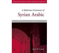 Reference Grammar Of Syrian Arabic