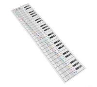 Référence Piano 88 Touches Matériau Résistant | Grand format 650mm, lecture claire, évite petits , pliable 325mm, pour facile à ranger