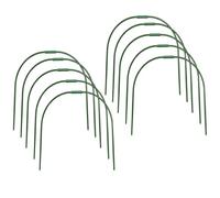 Références de jardin pour lits surélevés - Cadre de filet de jardin - 10 cerceaux pour filets de jardin - Références de jardin pour le filet - Poteau de support - Systèmes de revêtement antirouille