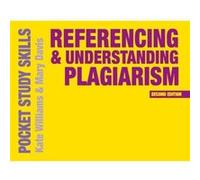 Referencing and Understanding Plagiarism by Davis & Mary Oxford & UK Kate Williams, Mary Davis (Auteur)