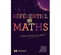 Référentiel de mathématique 12-16 ans - Collectif - De Boeck Education - broché - Scolaire / Universitaire