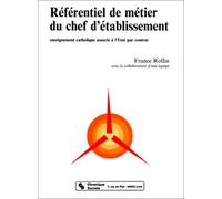 Référentiel de métier du chef d'établissement, 2e édition