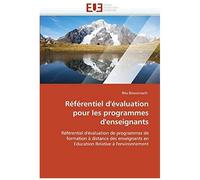 Referentiel D''evaluation Pour Les Programmes D''enseignants