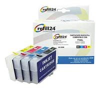 refill24 - T16 Cartouches Rechargeables Compatible pour T1631, 1632, 1633, 1634