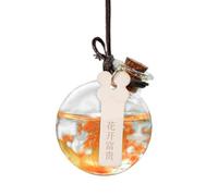 Refillable Perfume Pendant | 1.77 Inches Car Diffuser Pendant 10ml | Hanging Car Air Freshener | Automotive Interior Decoration for Bathroom Closet Workplace Bedroom Gym