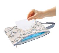Refillable Wipes Pouch - Waterproof Hangable Wet Wipe Dispenser, Travel Bag