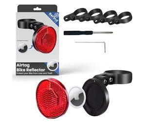 ReFind Réflecteur de Vélo AirTag, Support Caché Antivol (sans Traceur) | Réflecteur Antivol avec Support AirTag et P09 Caché pour Selle de Vélo, Vélo Électrique et Trottinette