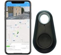 ReFind Smart Tracker pour Android et iPhone. Mini GPS Tag Bluetooth 5.0 Key Finder. Samsung AirTag Alternative pour les clés, les animaux, les portefeuilles et les bagages (Noir)