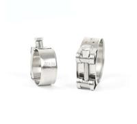 REFIXAMO Pipe Clamps, Colliers De Serrage en Acier Inoxydable 304, Plusieurs Tailles, 1, 2, 4 Pièces, for Eau, Air, Carburant(Dia.26mm-28mm(4))
