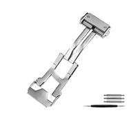 REFKIT Bracelet de montre Boucle en acier for Hublot for Fusion Classic for Big Bang for King Power Series Montre Boucle déployante 22m Cuir Caoutchouc Accessoires(Silver,22mm)