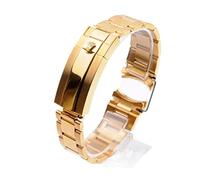 REFKIT Bracelet de montre for Rolex for SUBMARINER for DAYTONA en acier inoxydable massif bord d'arc accessoire de montre hommes bracelet de montre(C)