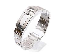 REFKIT Bracelet de montre for Rolex for SUBMARINER for DAYTONA en acier inoxydable massif bord d'arc accessoire de montre hommes bracelet de montre(A)