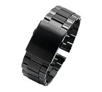 REFKIT Bracelet en acier inoxydable for Diesel for DZ4318 for DZ4323 for DZ4283 for DZ4309 Bracelet de montre 26 mm extrémité incurvée Bracelet de montre en métal massif