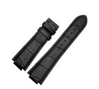 REFKIT For 1853 for Tissot for T60 Sangle for L875 for 975K Ceinture Bracelet Homme 24 X 14m Bracelet Mesh Ceinture for T60.1.513 Bracelet En Cuir(Black no calsp)