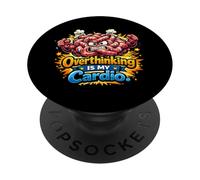 Réfléchir est Mon Cardio, Funny Brain PopSockets PopGrip Adhésif