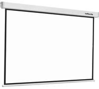 Reflecta Crystal-Line Ecran enroulable home cinéma 160 x 160 cm 1:1 - 87 pouces - (87660) - 3D / FULL HD / pour vidéoprojecteurs LCD, LED DLP et laser / montage mural / montage au plafond / boîtier ca