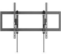Reflecta PLANO Flat Extend 105-10060T Support mural TV 139,7 cm (55) - 267,0 cm (105) inclinable, mobile, réglable en hauteur niveau à bulle intégré