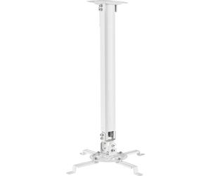 Reflecta Prometheus Support plafond pour projecteur support de plafond, rotatif, inclinable Distance sol/plafond (max.): 900 mm blanc