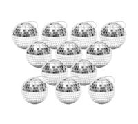 Réflecteur boule disco, Décor pendentif boule réflecteur disco, Fournitures de décoration d'apparence argentée pour les bars, les clubs et les spectacles sur scène
