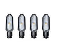 Réflecteur Clignotant De Moto pour pour CB150R pour CB250R pour CB300R pour CB650R pour CB1000R Lampe Défilement Dynamique Effet Eau Courante Ambre Marked Lumières(Type 6)