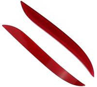 Réflecteur d'avertissement de pare-chocs arrière, MKVAXR Réflecteur de pare-chocs arrière, feu de gabarit arrière gauche et droit, for E60 E61 Facelift LCI 2008-2010, rouge