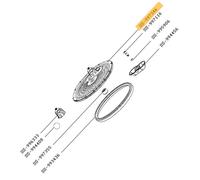 Réflecteur de couvercle (repère n°SS-997346) Cuiseur vapeur SS-997346, SS-204426 MOULINEX, TEFAL, KRUPS