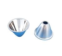 Réflecteur de Lampe de Poche LED en Aluminium, diamètre supérieur 41mm/ 46mm /50mm/ 60mm, Tasse réfléchissante à condensateur for 10W 5W 3W DIY T C8 T6 COB, 1 pièce (Color : 60mm)