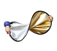 Réflecteur de lumière de Photographie Rond de 30 cm, Panneau réflecteur Portable Pliable pour l'éclairage de Studio extérieur et intérieur et lumière de Remplissage pour Selfie (5-en-1)
