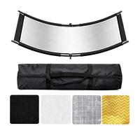 Réflecteur de Lumière en U, Diffuseur LED pour Studio et Photographie Grand Réflecteur Incurvé 105 x 50 cm avec étui de Transport (Pied d'éclairage Non Inclus)