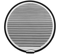 réflecteur de lumière pliable pliable avec bandes circulaires et rayées - Portable - Conçu pour les dommages causés par la grêle et les dommages causés par la porte de voiture - Outils nécessaires