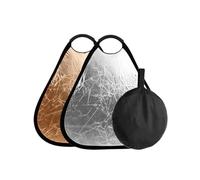 Réflecteur de lumière pour Photographie Réflecteur de Photographie 2 pcs Multicolore 30-80 cm avec Sac Transport(30cm)