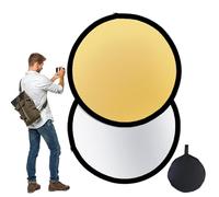 Réflecteur de lumière Studio - Lumineuse Portable Multi-Pliante pour la Photographie | Lumineuse de Protection Multicouche pour la Photographie en extérieur et la Diffusion en Direct