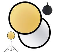Réflecteur de lumière Studio,Panneau de Disque de lumière Circulaire Pliable - Lumineuse de Protection Multicouche pour la Photographie en extérieur et la Diffusion en Direct