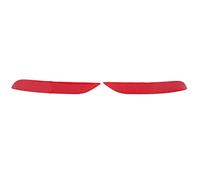 Réflecteur de Pare-chocs Arrière Rouge ABS Paire Gauche Droite pour X1 SUV | Boîtier ABS Solide Coque Rouge Finition Lisse Feu Latéral Arrière Sécurité Alerte Compatible X1 SUV 2013 2014 2015