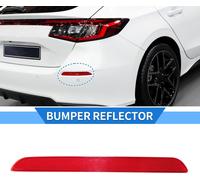 Réflecteur De Pare-Chocs Compatible pour Honda Civic 2022-2023, Réflecteur De Pare-Chocs Arrière Droit Rouge En Plastique Abs Durable.