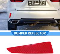 Réflecteur De Pare-Chocs Compatible pour Lexus Rx350 2016-2019, Réflecteur De Feu Arrière Gauche En Plastique Abs Durable Rouge.