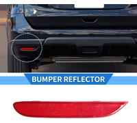 Réflecteur De Pare-Chocs Compatible Pour Nissan Rogue 2014-2022, Réflecteur De Pare-Chocs Arrière Gauche Rouge En Plastique Abs Durable.